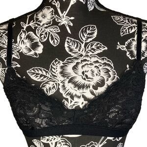 Xhileration Perfect Bralette Lace Sheer Sexy Intimates Bra Bandeau Feminine